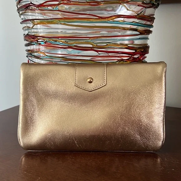 Louis Vuitton Sofia Coppola Gold Leather Clutch Bag (Pre-Owned) - Picture 8 of 8
